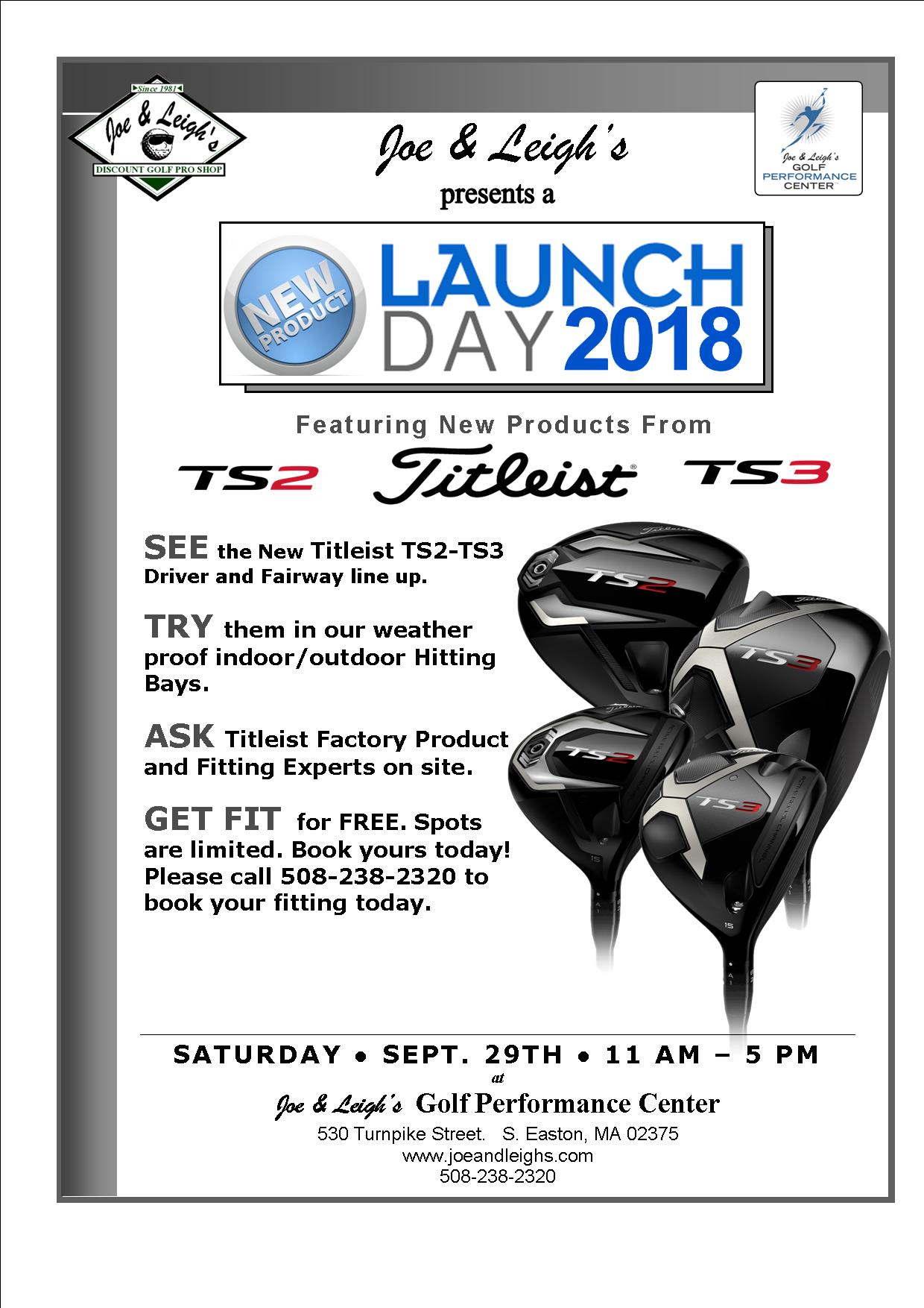 Pine Oaks Golf Course Calendar Event Titleist New Product Launch